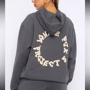 NWT WHITE FOX Project 5 Oversized Hoodie Volcanic Small/Medium